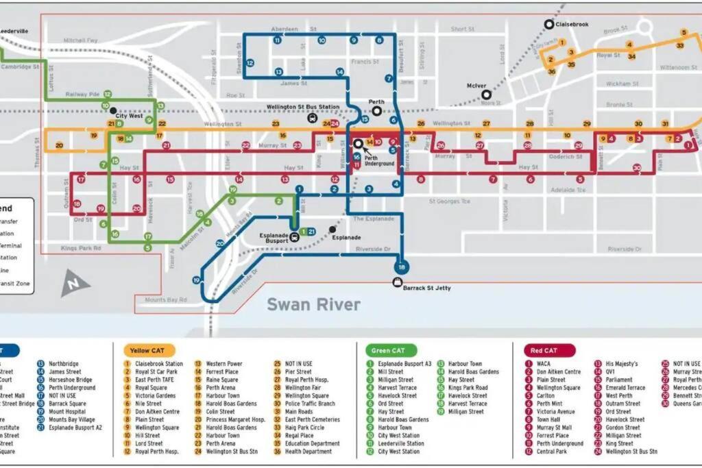 City & Lakeside With Free Parking, Pool And 10 Mins Walk Into The City Perth Eksteriør bilde